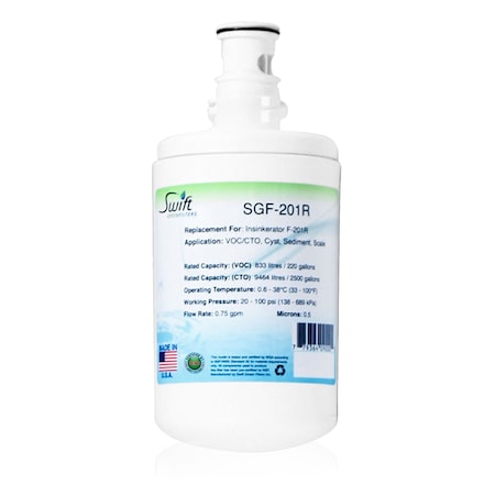 Replacement Water Filter For Insinkerator F-201R By SwiftGreen Filters